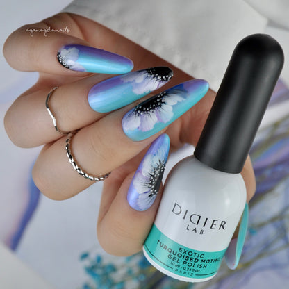 Gel Polish Exotic, Didier Lab, Turquoised Motmo, 10 ml