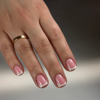 For short nails, UV Rubber Base Coat, Cover Pink, HEMA and TPO Free, 10 ml