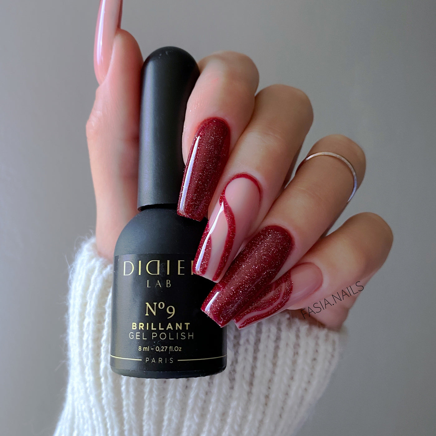 Gel Polish Brillant, Didier Lab, No. 9, HEMA and TPO free, 8 ml