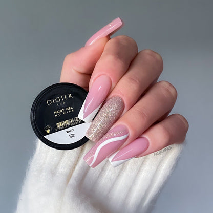 No wipe paint gel "Didier lab", white, 8ml - LABORATOIRES DIDIER