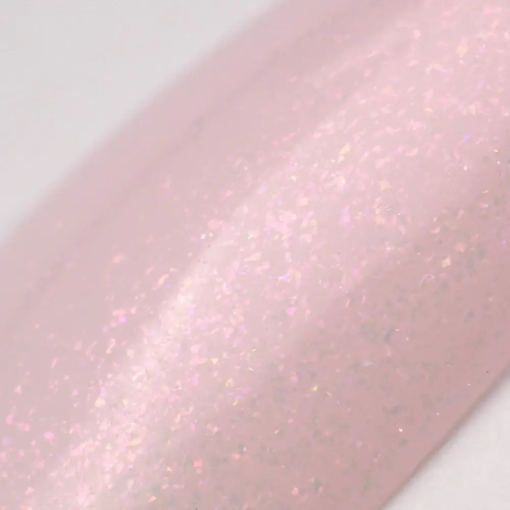 UV Top Coat No Wipe, Glitter Pink, Hema & TPO Free, DidierLab, 10ml