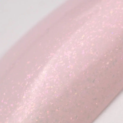 UV Top Coat No Wipe, Glitter Pink, Hema & TPO Free, DidierLab, 10ml