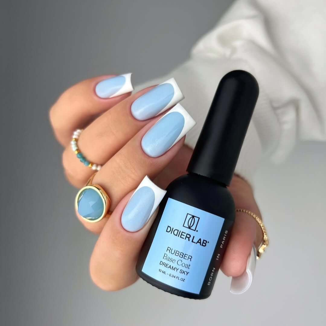 Gel Polish, Rubber Base Coat, Dreamy Sky, HEMA and TPO Free, 10ml