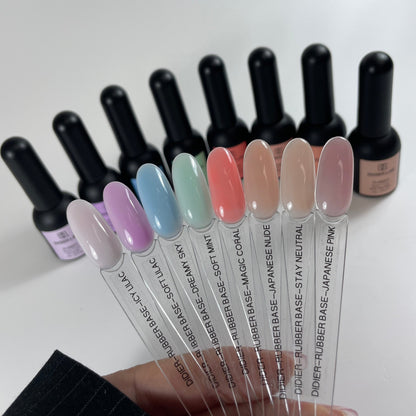 Gel Polish, Rubber Base Coat, Japanese Nude, HEMA and TPO Free, 10ml